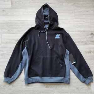 Tony Hawk Black Gray Heavyweight Fleece Hoodie Hoodie Mens Large Nwt